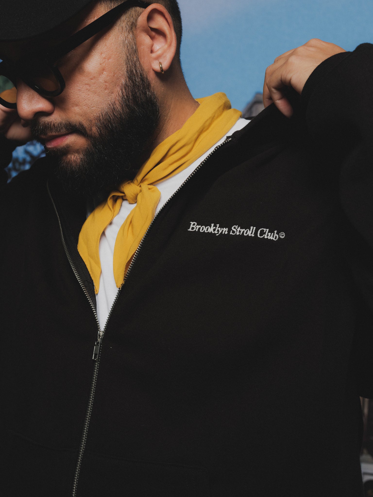 The Hooded Full Zip – Brooklyn Stroll Club Store